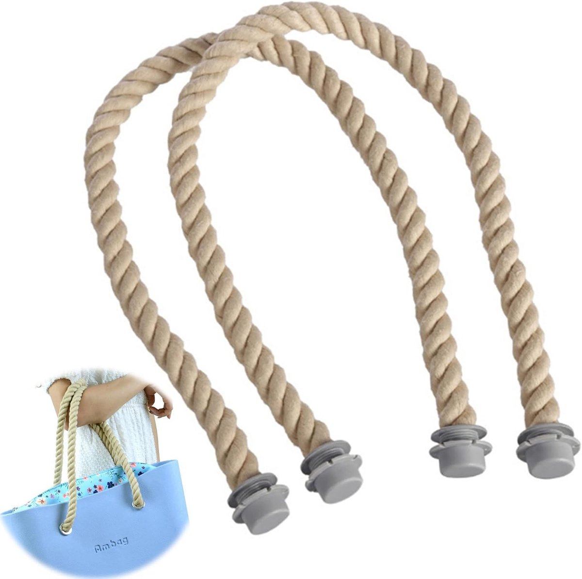 Verstelbare Tasriem voor Verpakking - 65 cm Lange Handgrepen, Ideaal voor Tasaccessoires en Vervangingen