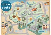 Mats & Joy® Auto Speelmat België 130x180cm - Wasbaar - Fluweelzacht - Anti-slip - Groot Auto Speeltapijt Kinderen - Speelkleed Baby - Autokleed