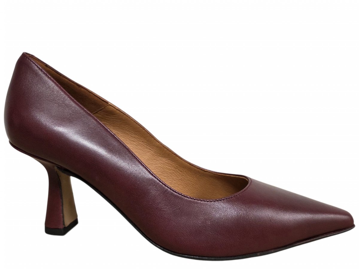 Angel Alarcon 26508 458F Volga Burdeos Pumps Bordeaux Leer Dames - Bordeaux - 37
