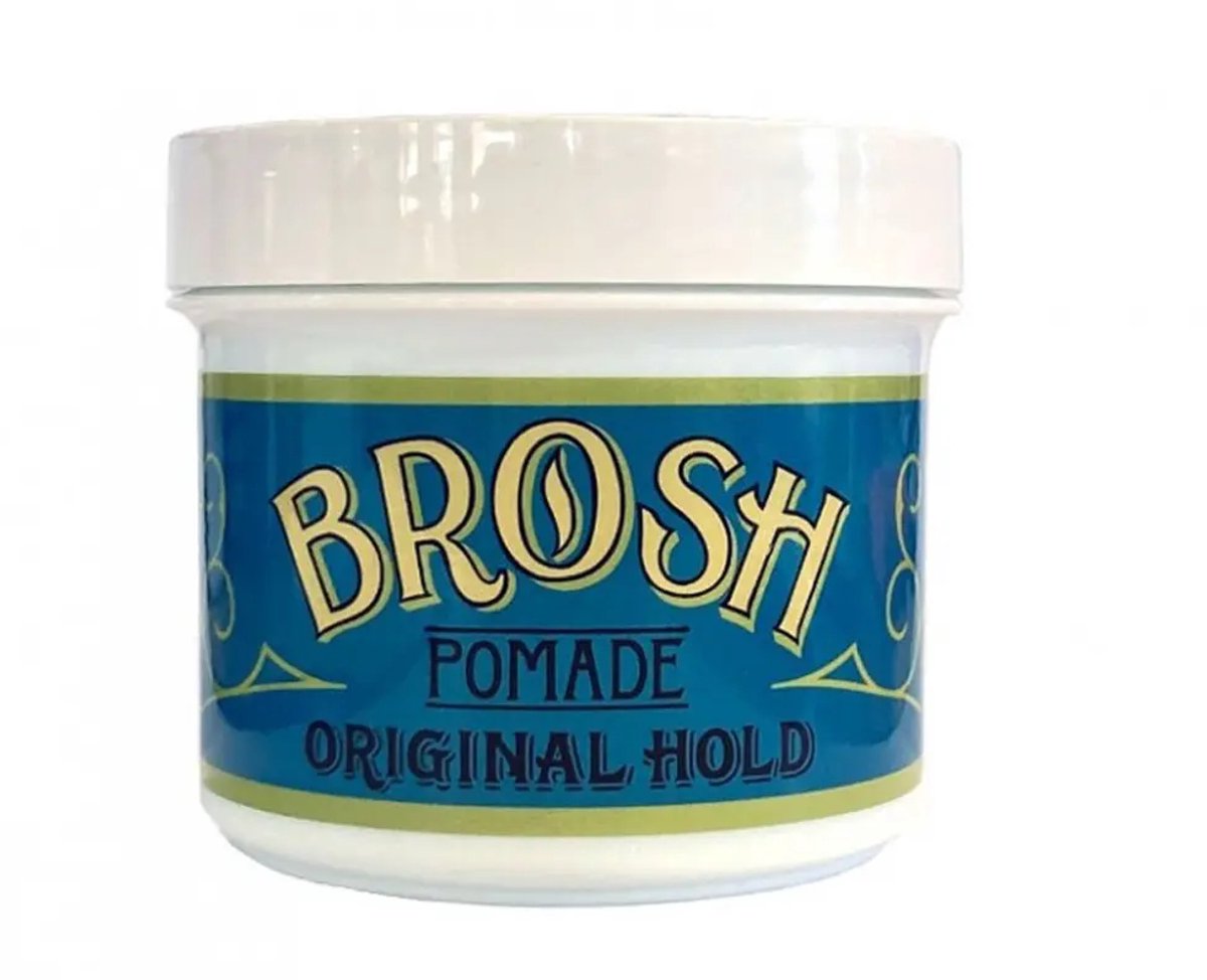 Brosh Unscented Hair Pomade - Geurloze Haarpomade op Waterbasis - Sterke Hold - Medium Glans - 280 g