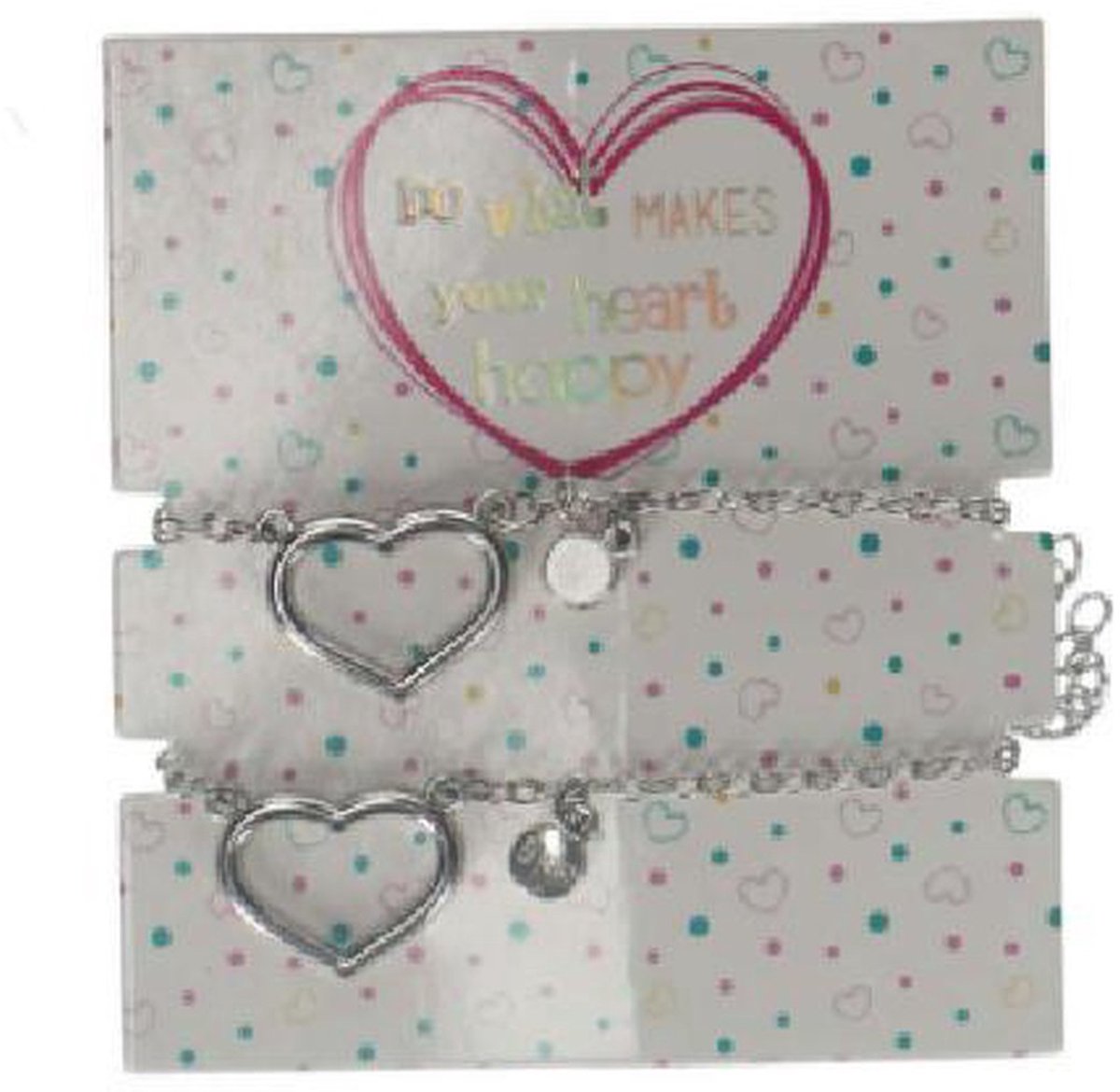 Best Friends Forever Ketting Open Hart