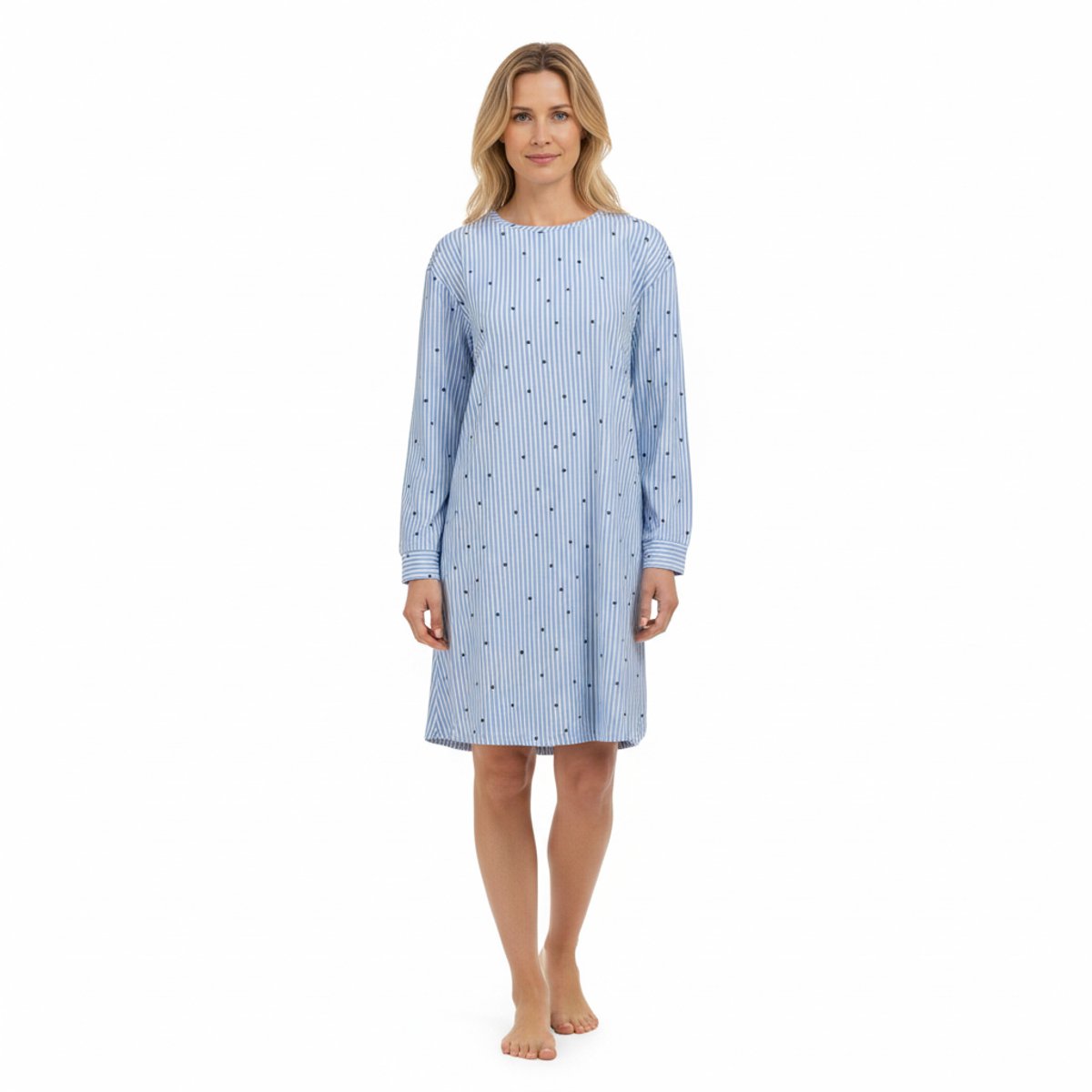 Ringella Blue Hearts – Nachtkleed – 6511013 – Air Blue – Blauw