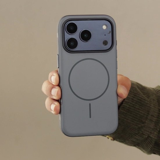 imoshion Hoesje - Geschikt voor iPhone 14 / 13 - Color Backcover met Thin geschikt voor MagSafe Ring - Donkerblauw