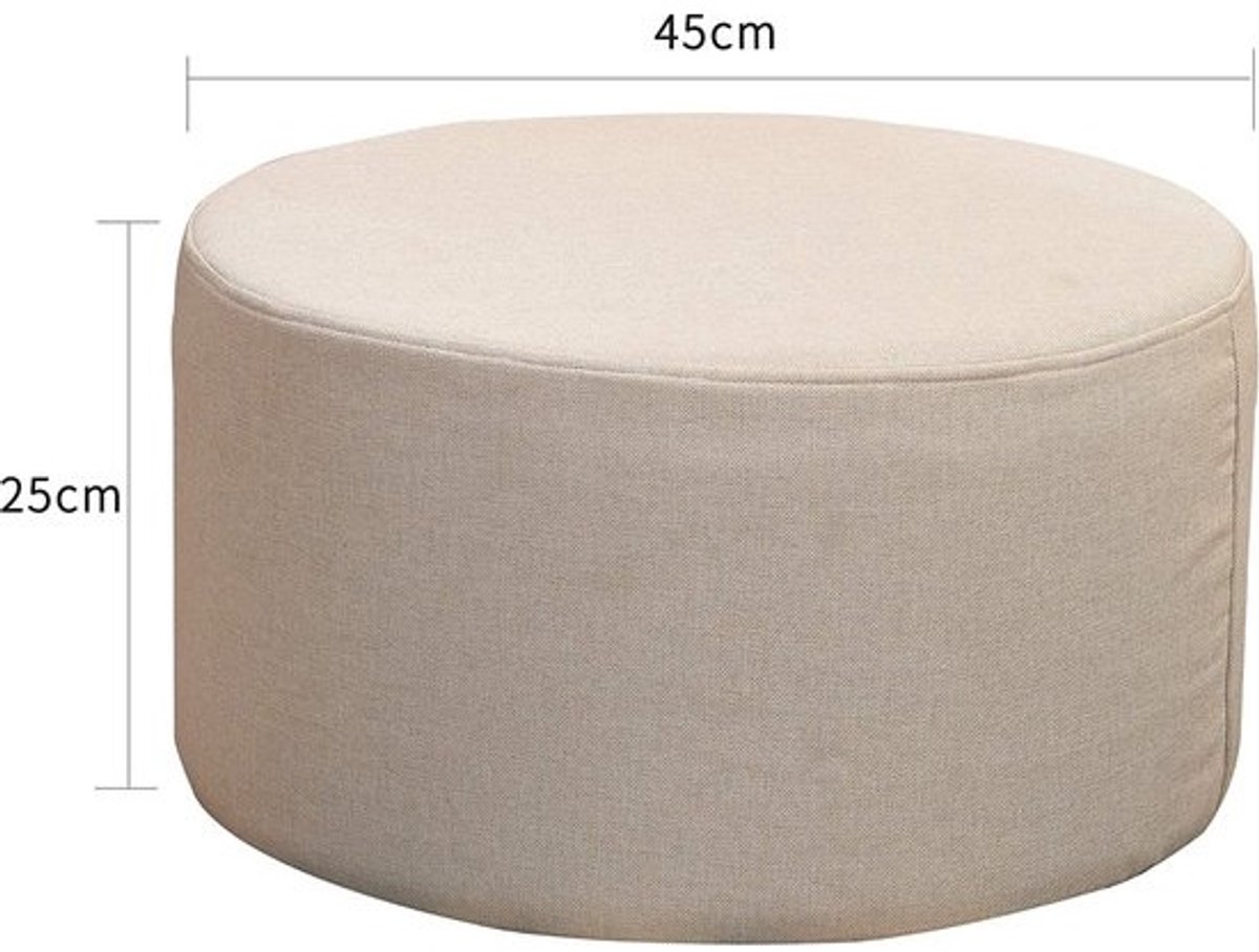 Opvouwbare Opberg Poef - Hocker – Bench – Bench with Storage space - Zitkist – Woonkamer accessoires 45 x 45 x 25 cm