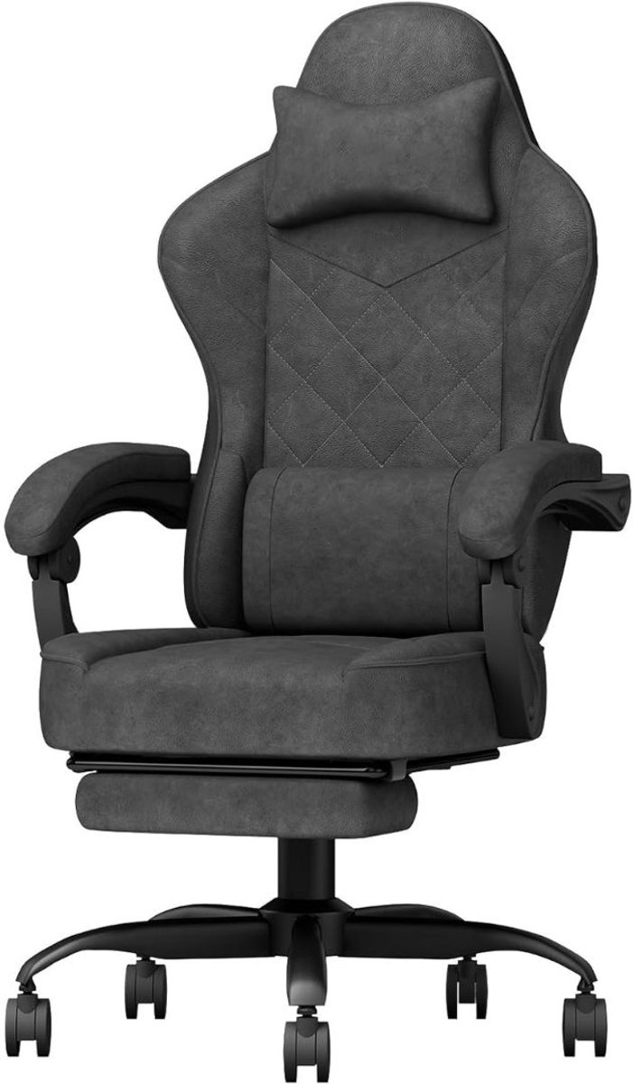 Zolvano® Ergonomische Bureaustoel - Gamestoel - Bureaustoelen voor Volwassenen-Zwart