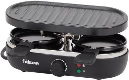 Tristar PD-9053 Raclette Mini - Voor 2 Personen - Compact & Gebruiksvriendelijk — afbeelding 4