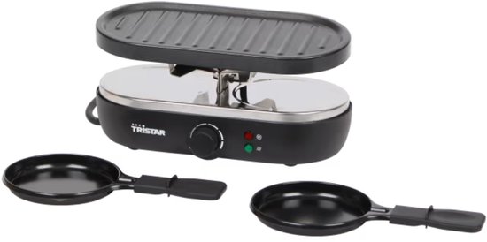 Tristar PD-9053 Raclette Mini - Voor 2 Personen - Compact & Gebruiksvriendelijk — afbeelding 5