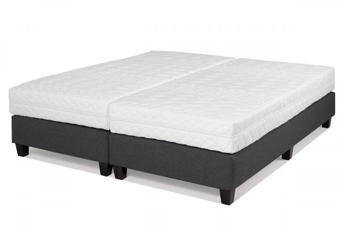 Hotelbed Princeton 160 x 210, meubelstof antraciet