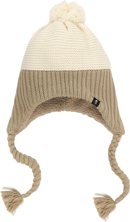 The North Face Purrl Earflap Bean Unisex Muts - Vintage White Heather - One | bol.com
