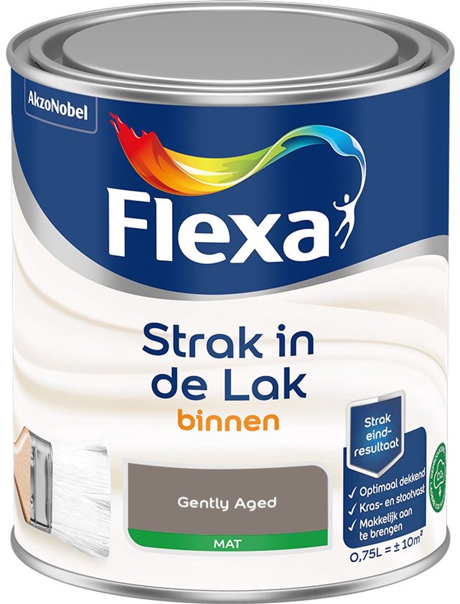 Flexa - Strak In De Lak Binnenlak Mat - Gently Aged - 750 Ml - Kleur Van Het Jaar 2027