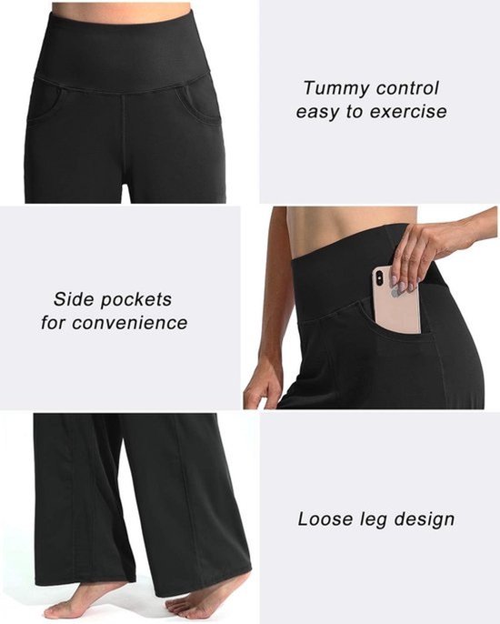 Sportbroeken Dames Joggers Elastische Taille en Boterachtig Zacht Kegelvormig Lounge Broek — afbeelding 3