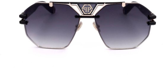 Philipp Plein SPP077M 0302 Zonnebril - Heren - Zwart — afbeelding 4