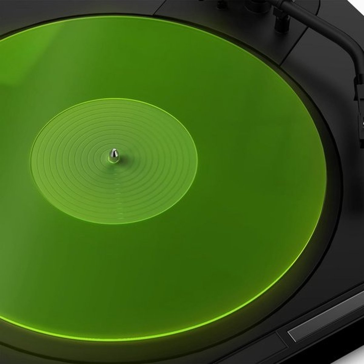 Draaitafel Slipmat voor Vinyl met Acryl Platter voor Verbeterde Geluidskwaliteit
