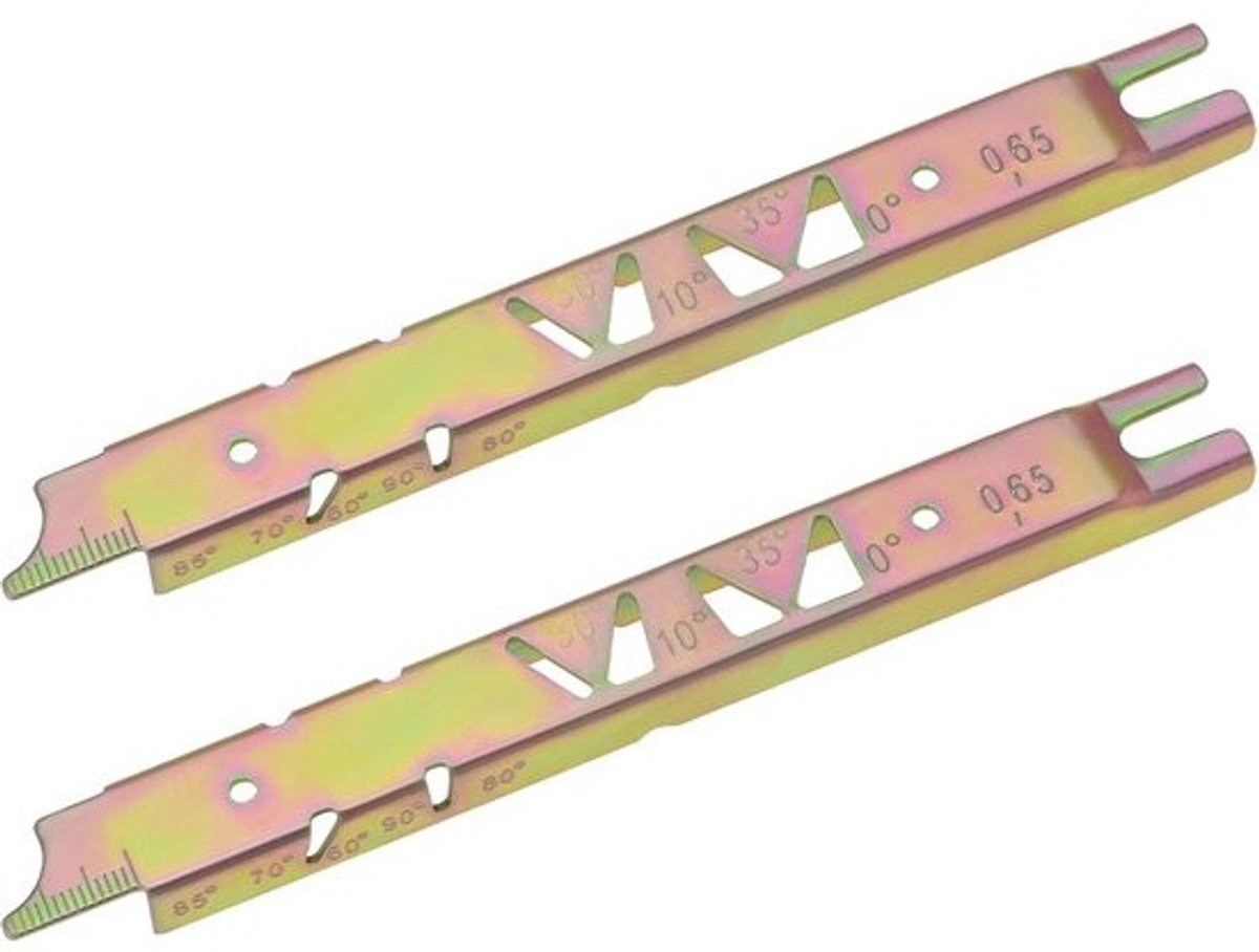 Kettingzaag Vijl Gauge Gereedschap - Dieptemeter voor Ketting Pitch 1/4" 3/8"