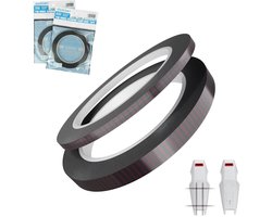 stedi Hobby Precision Scribing Tape met Bedrukte 1mm Schaalliniaal,3 mm+6mm | Zelfklevende Afplakband voor Snijwerk, Gegraveerde Lijnen, Paneellijn, Gundam & Schaalmodel, 2 stuks