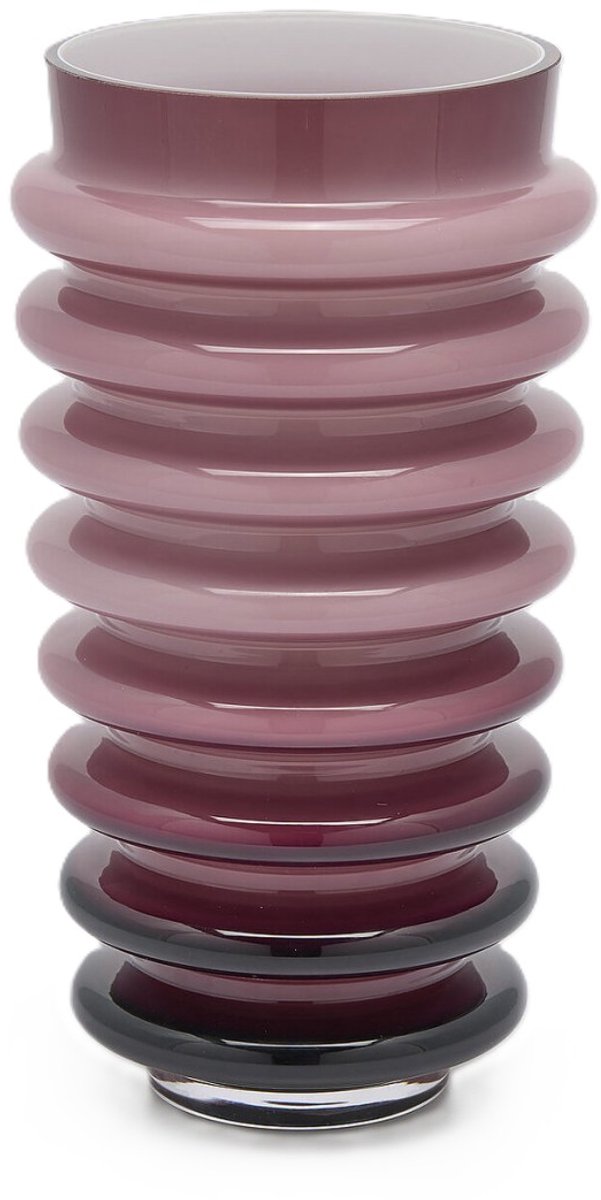 EDG - Vaas- Glas - roze - D17,5 x H30 cm