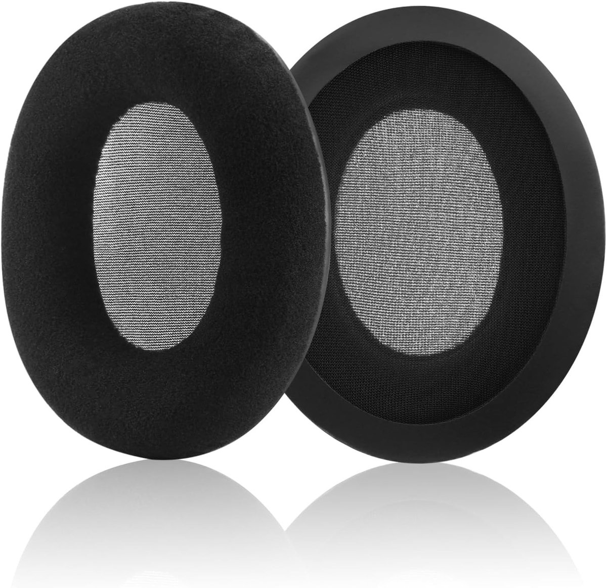 Vervangende Oorkussens voor Gaming Headsets - Comfortabele Velvet en Geheugenfoam, Zwart, Geschikt voor HyperX Cloud II en Cloud 2, 1 Paar
