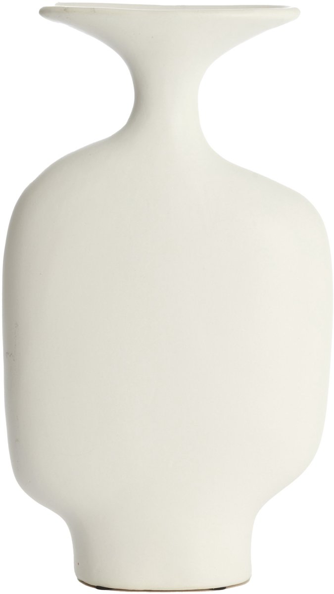 Light & Living Vaas TROVO - Wit - 22.5x8x27 cm