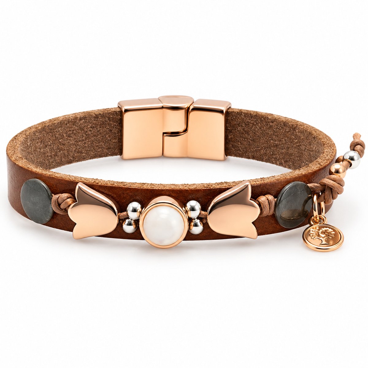 Leren Armband "Sari"