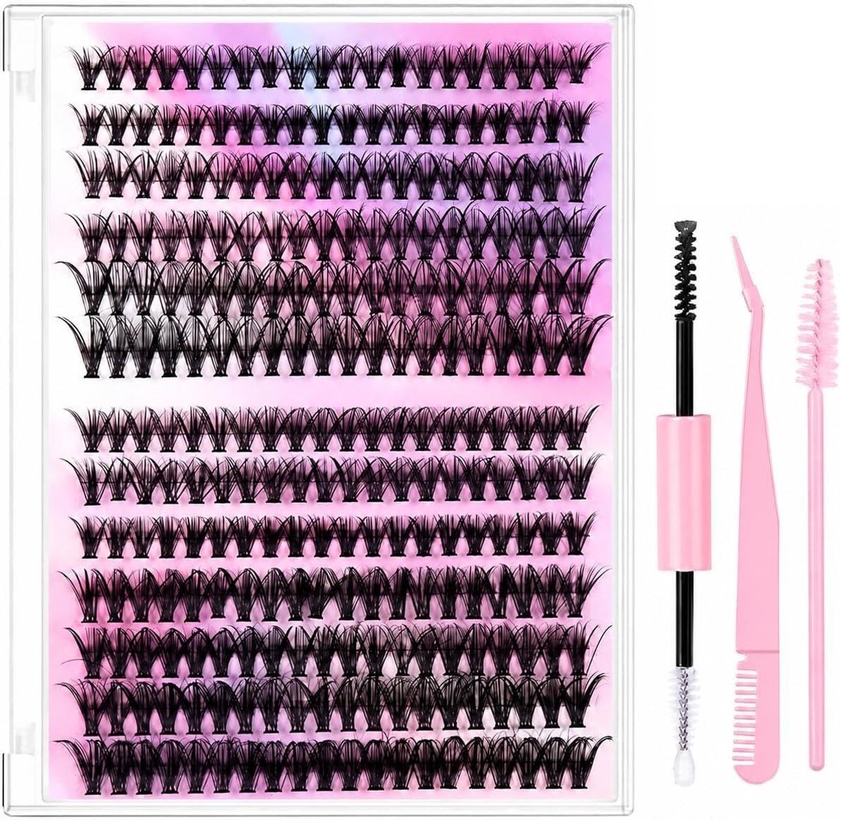 Complete Set voor Wimperextensions - Professionele en Beginners Wimperbundels - Hoogwaardige Kunstwimpers voor een Prachtige Look