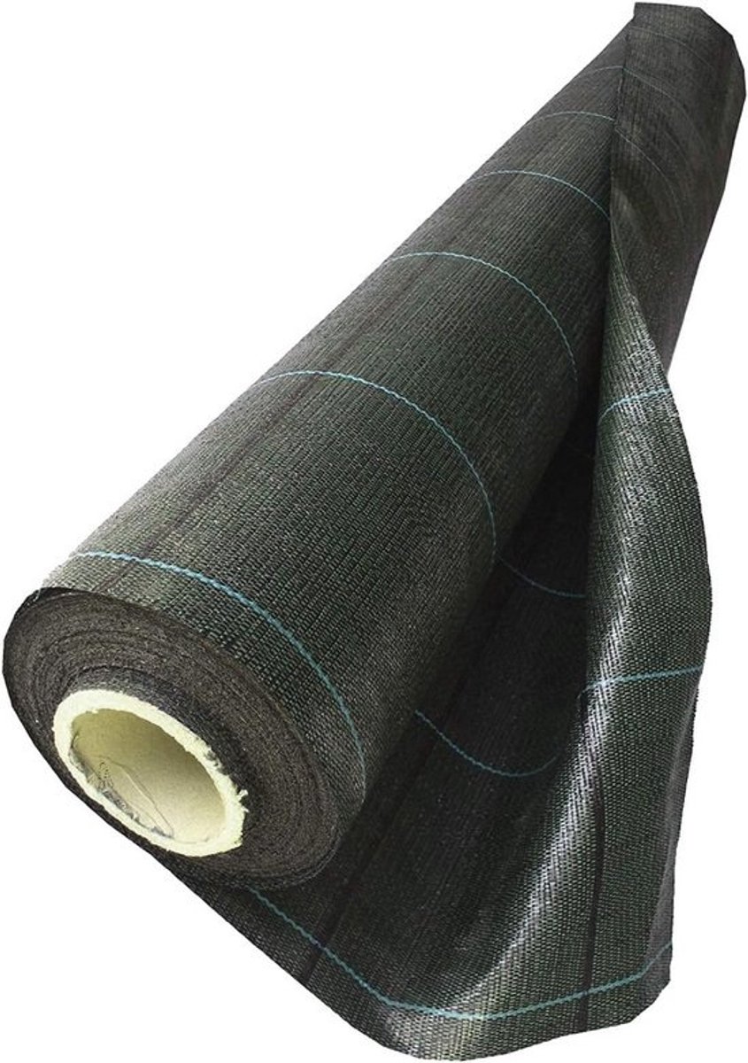 Onkruidblocker Professionele Rol - Waterdoorlatend Onkruiddoek 0,5 x 25 m voor Tuinpaden en Bloemperken
