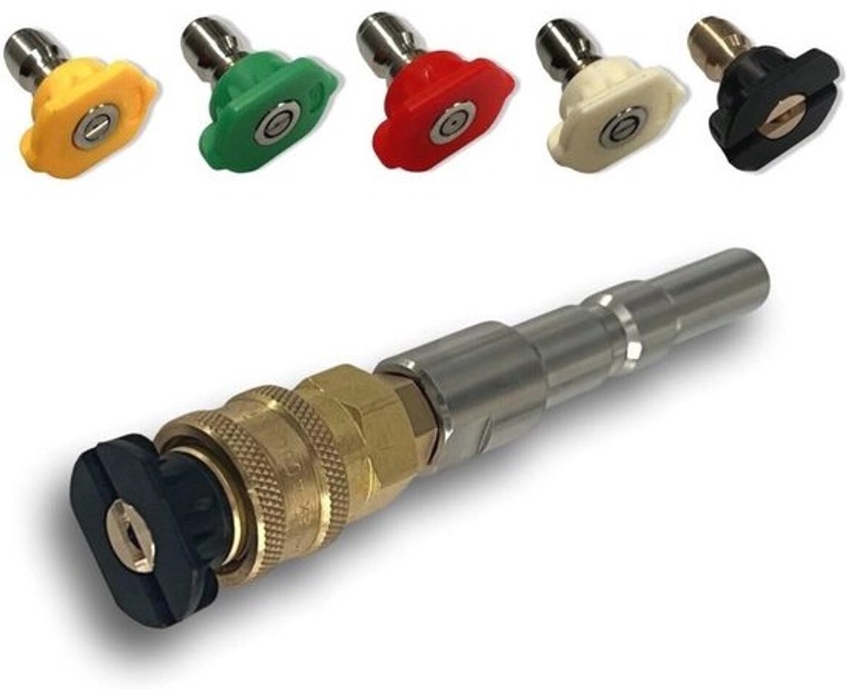 Hogedrukreiniger Adapter met 5 Sproeiers voor Efficiënte Reiniging