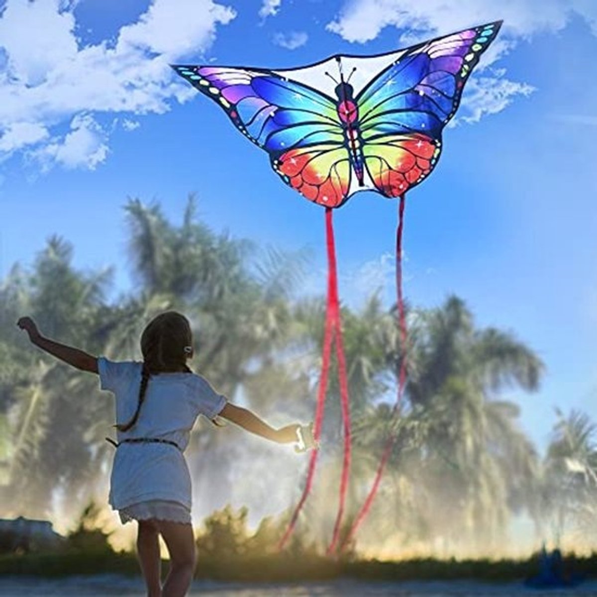 Vlieger voor kinderen en volwassenen - Strandvlieger en lichte wind flyer