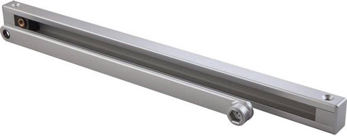 Glijrails TS 51/61 schuifrail-deursluiter universele richting - zilver - 1 deur