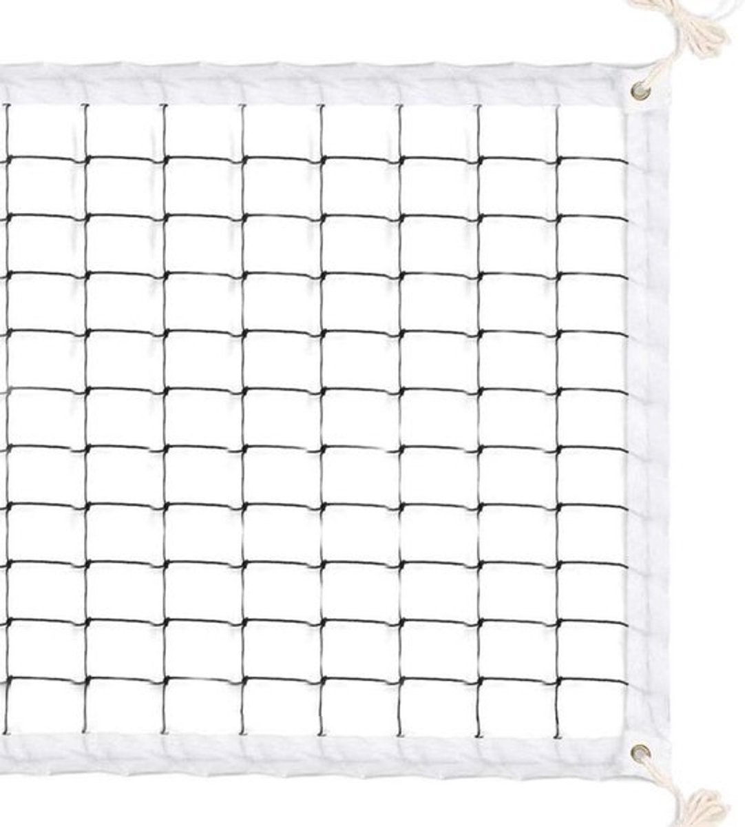 Volleyballnetz Flugzeugdrahtseil 9.5m x 1m - Tragbare Pool Beach Volleyballnetz