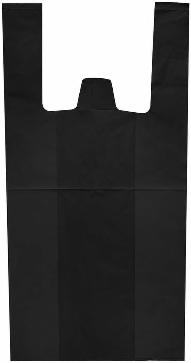 Plastic Tasjes Met Handvatten T Shirt Model Herbruikbaar 42x53cm Extra Sterk 1KG 70 Procent Gerecycled Voor Winkels Voeding Supermarkt Groentewinkel Viswinkel Marktgebruik