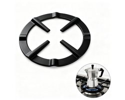 Gaspit verkleiner - Warmte Diffuser Houder Moka Pot - Rond - 13.3 cm - Perfect voor percolator - Vlamverdeler - Fornuis - Gasrek Koffiestandaard