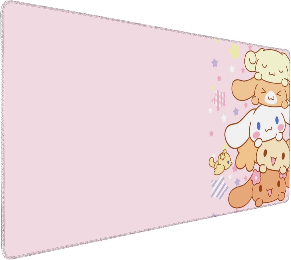 Kawaii meisjesachtige schattige gamingmuismat, lange verlengde XXL muismat, extra grote bureauonderlegger, toetsenbordmat voor werk, spel, kantoor, thuis, 90 x 35 cm