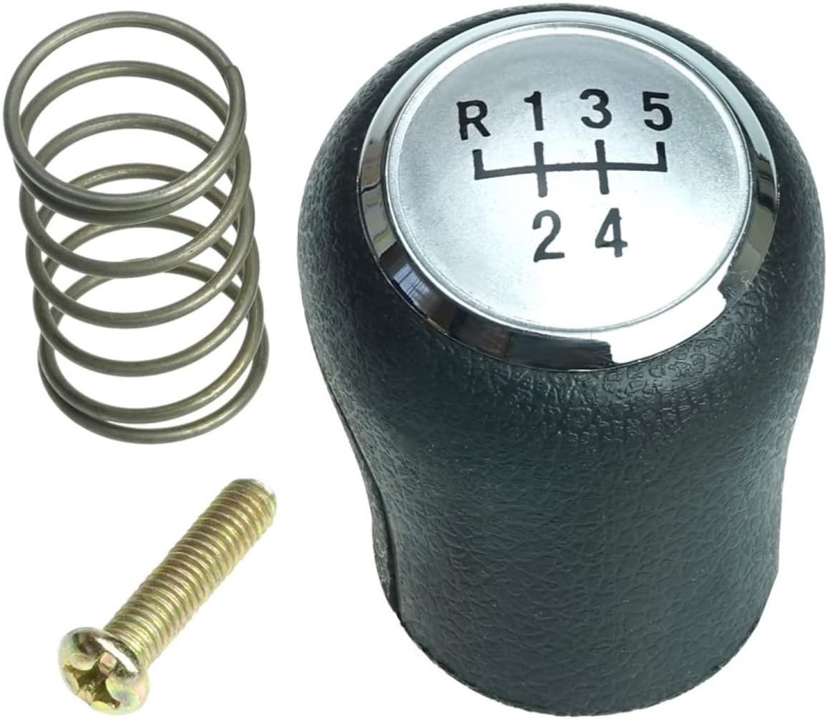 Compatibel/reserveonderdeel voor VW T5 T6 bus Transporter Multivan Box 5 versnellingen, zilver/witte dop