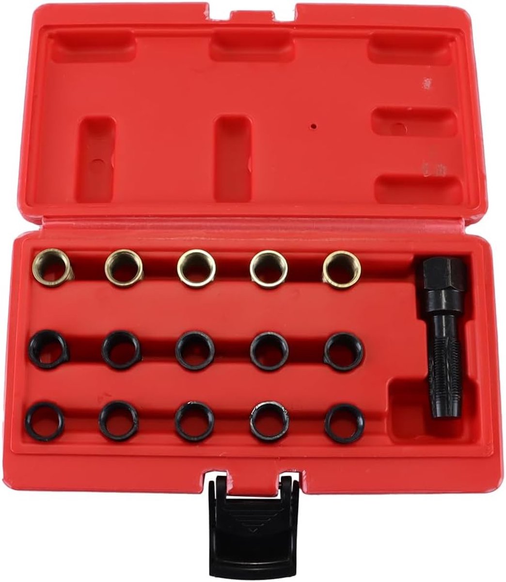 Set bougies, schroefdraadreparatieset M14 x 1,25 met opbergdoos