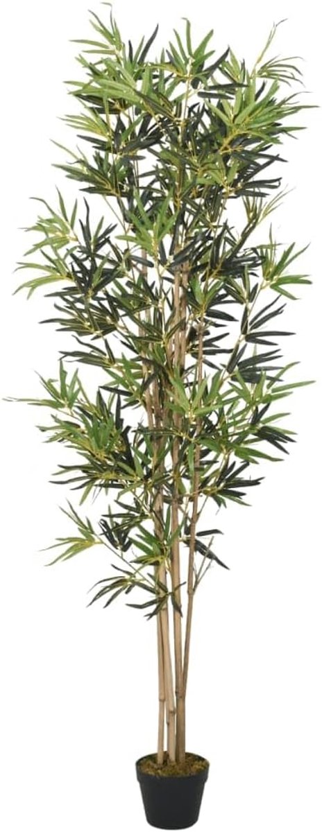 Kunstbamboe, 1104 bladeren, 180 cm, groen