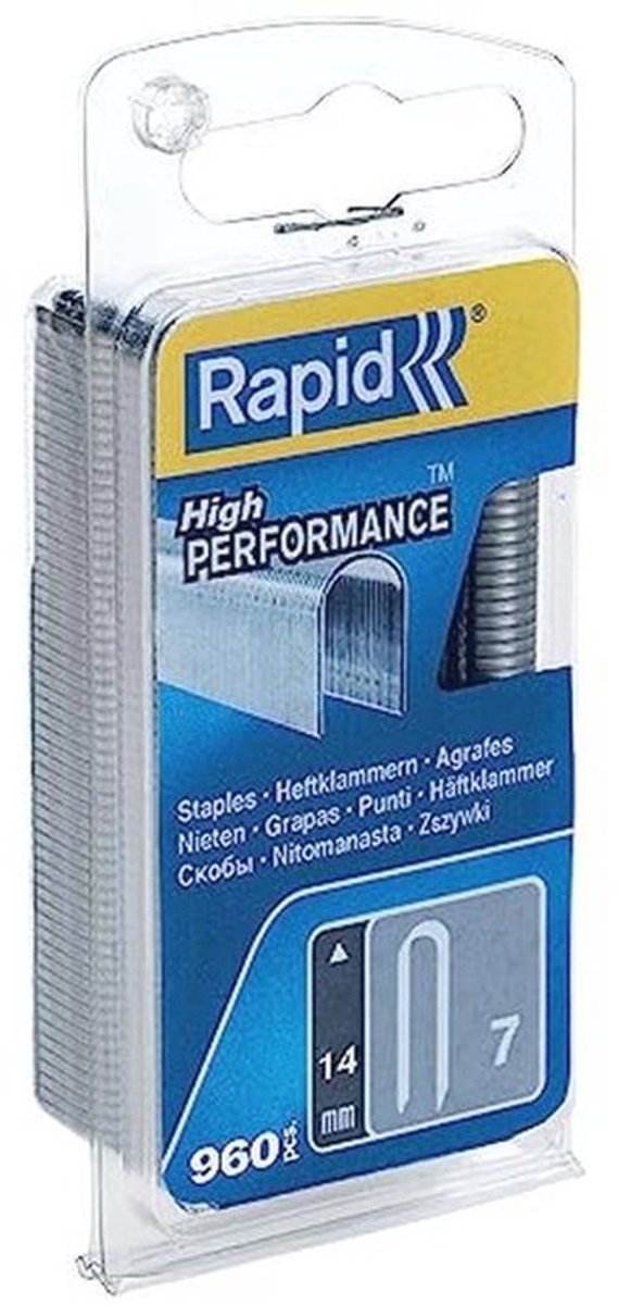 14mm Staples for Tackers - 960 Pieces with Round Head for Cables