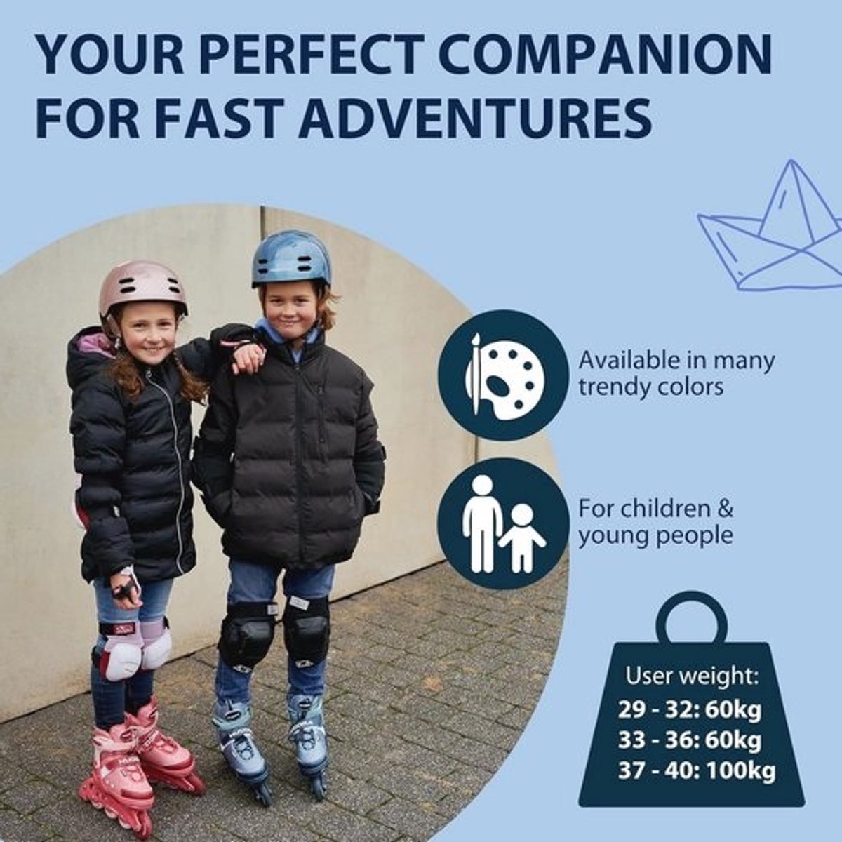 Inline Skates voor Kinderen en Volwassenen - Verstelbare Rolshoes in Diverse Maten