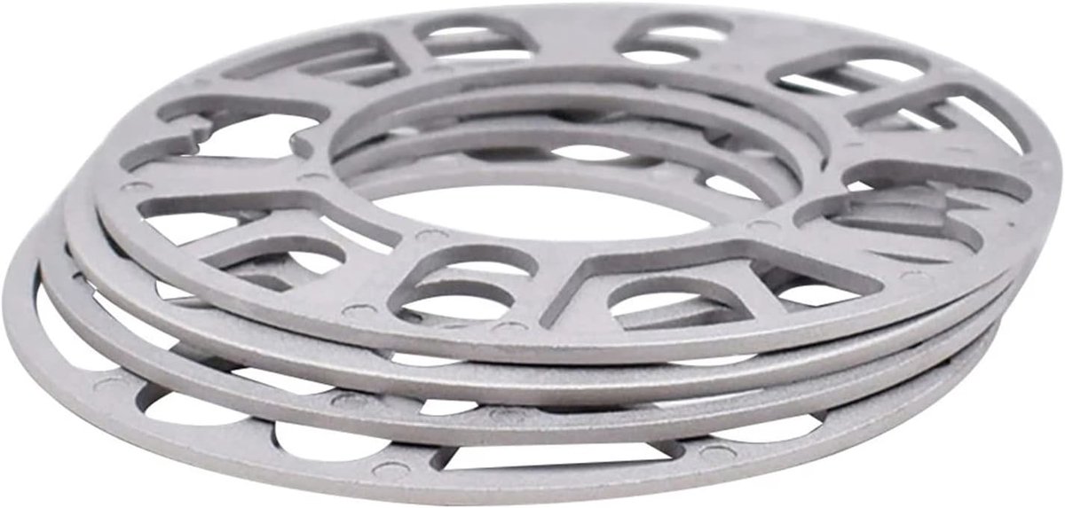 Wielafstandhouders, 4 stuks, 4 gaten, 5 gaten, 6 gaten, universele afstandschijven, verbrede spoorverbreding 5/8/10 mm dikte (5 mm)