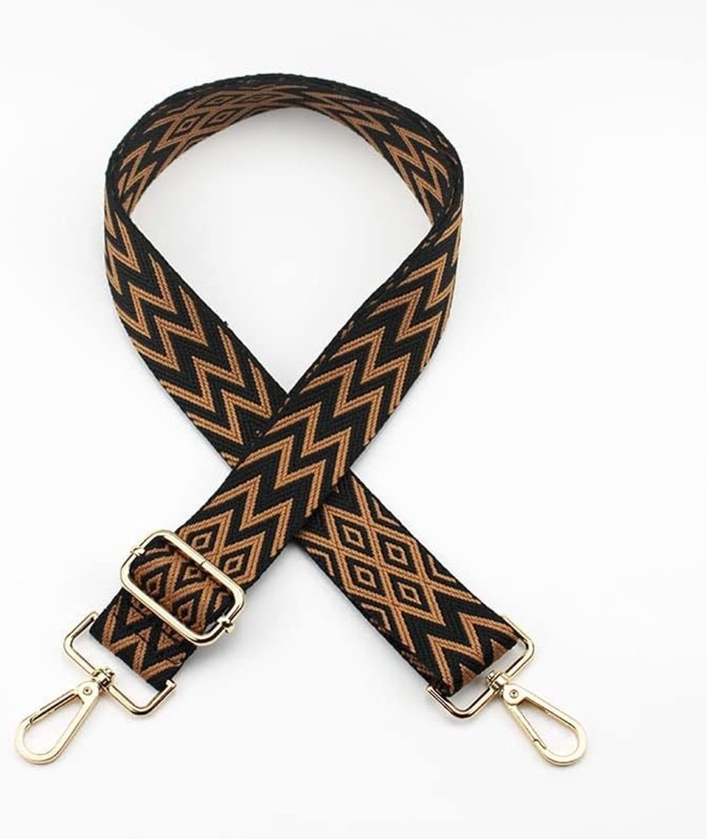 Verstelbare Tasriem van 85-145 cm, Schouderband voor Handtassen, Tote Bags en Vervangende Riem, Bruin, Ideaal voor Dames en Comfortabel in Gebruik