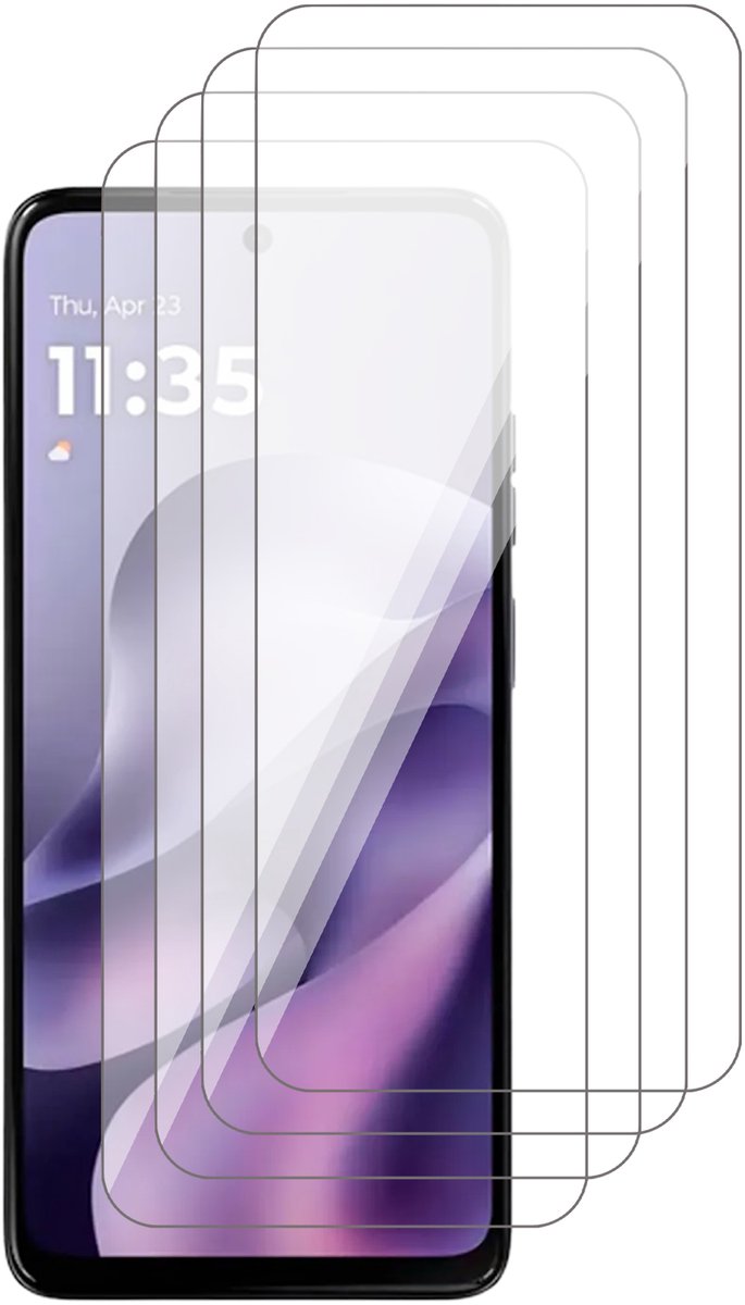 Screenprotector geschikt voor Motorola Moto G17 (Power) / G15 (Power) – 4 Stuks – UltraClear Gehard Glas – Case Friendly – 9H Krasbestendig