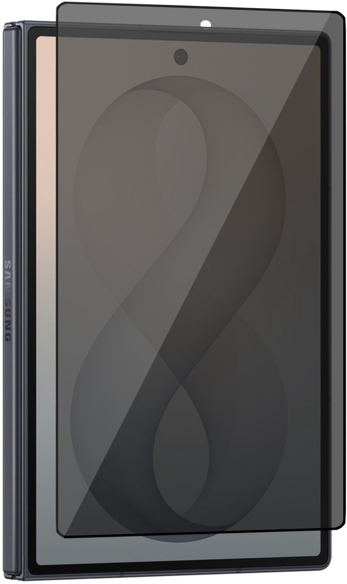 Privacy Screenprotector geschikt voor Samsung Galaxy Z Fold 8 – Full Cover Gehard Glas – Anti Inkijk – Privacy Filter