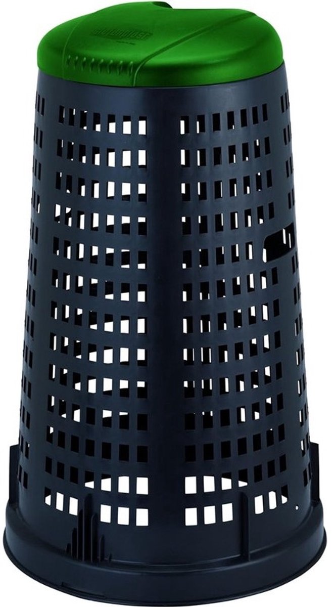 Schraagbak, kunststof, groen/zwart, 100 l