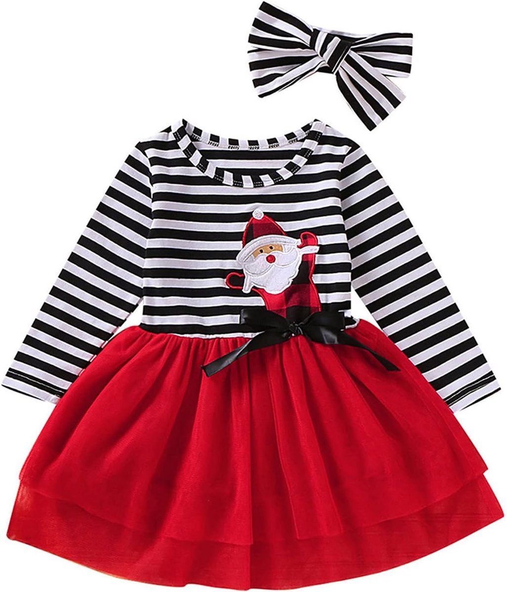 Jelly Kerst Peuter Baby Meisjes Outfits Kerstman Prinses Xmas Party Tutu Rok Jurken Herfst Winter Kleding