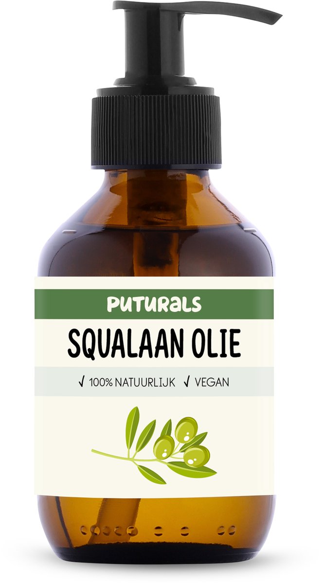 Squalaan Olie 100% Natuurlijk - 150 ml - Koudgeperst & Plantaardig - Squalane Olie Huidolie uit Olijven - Squalaan Olie Voor Huid, Haar & Lichaam