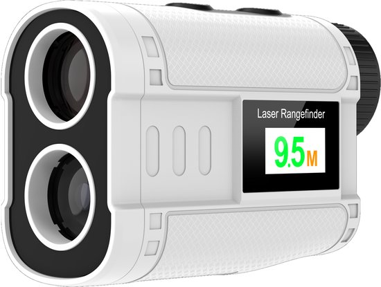 Nexeli NX-GF1200 Golf Rangefinder – 1200m – 6x Vergroting – Hellingcorrectie – Vlagvergrendeling & Trilmelding – Ingebouwde Oplaadbare 750mAh Batterij – IP54 Waterbestendig – Golf Afstandsmeter — afbeelding 2