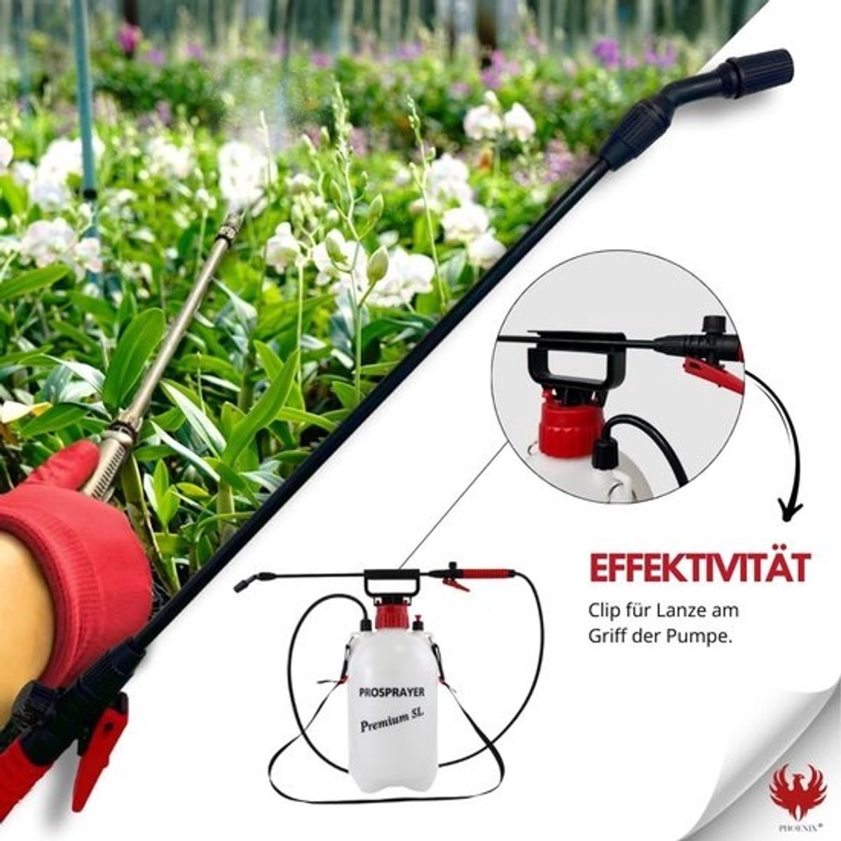 Tuinsproeier - Kunststof - Handmatige Drukspuit - Verstelbare Lans - Voor Tuinliefhebbers