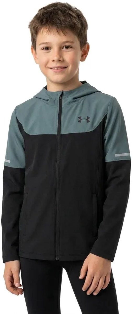 Under Armour Tech Utility Woven Jas Zwart 7 Years Jongen