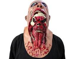 Halloween Horror Mask - Enge latex masker voor Halloween -feest, angstaanjagend kostuumaccessoire voor volwassenen en adolescenten, kostuumaccessoires