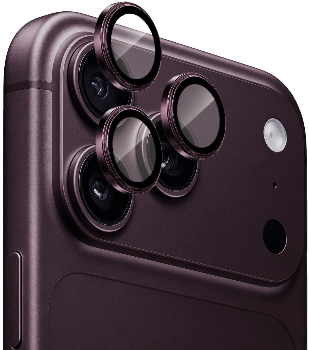 Camera Lens Screen Protector Geschikt voor iPhone 18 Pro / 18 Pro Max Kersen rood - Screenprotector - Camera Protector iPhone 18 Pro Max