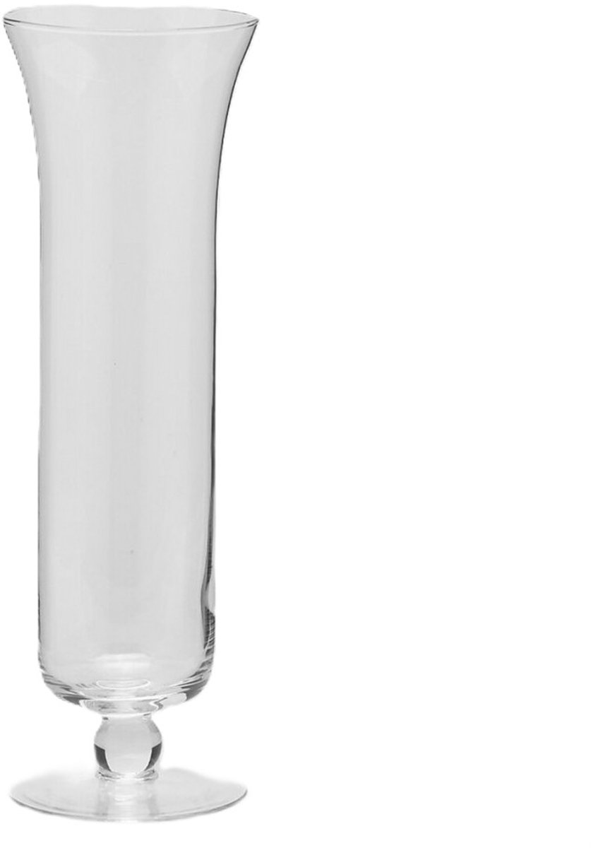 EDG - Vaas- Glas - transparant - D13 x H40 cm - Opening 11,5 cm